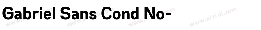 Gabriel Sans Cond No字体转换 Gabriel Sans Cond No字体转换
